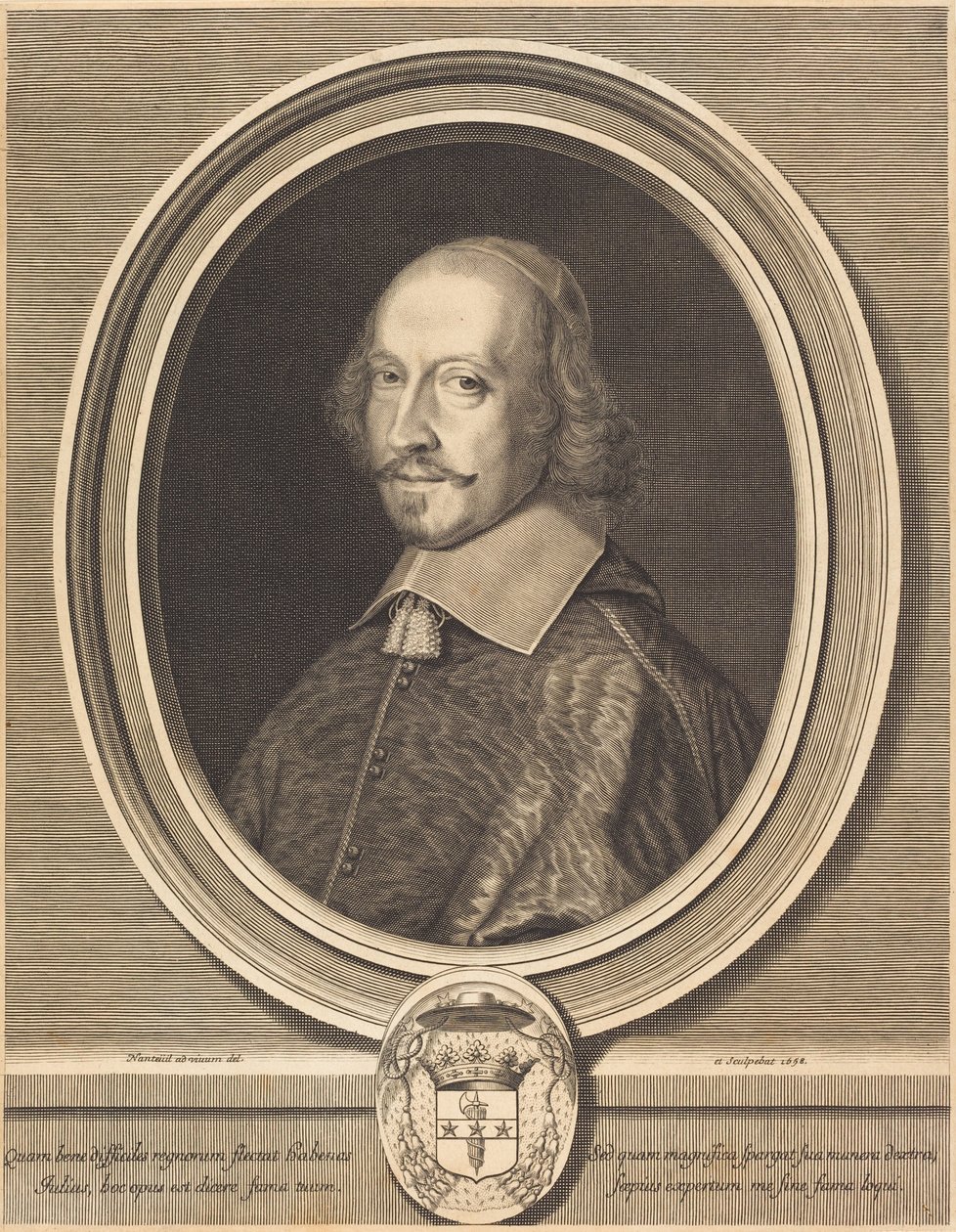Cardinal Jules Mazarin by Robert Nanteuil