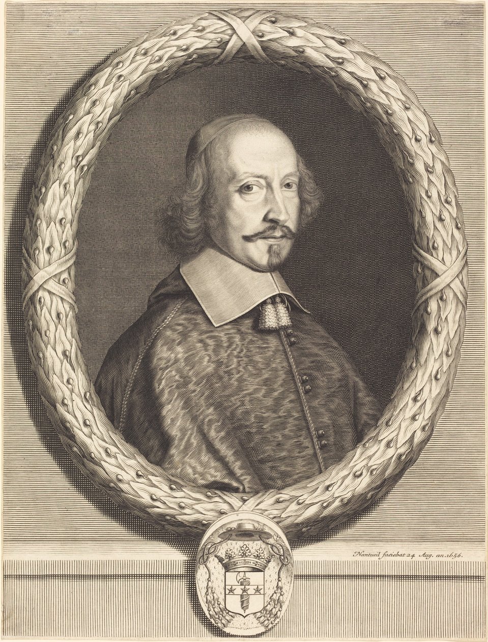 Cardinal Jules Mazarin by Robert Nanteuil