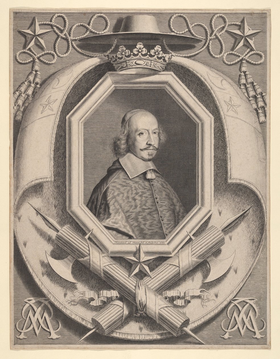 Cardinal Jules Mazarin by Robert Nanteuil