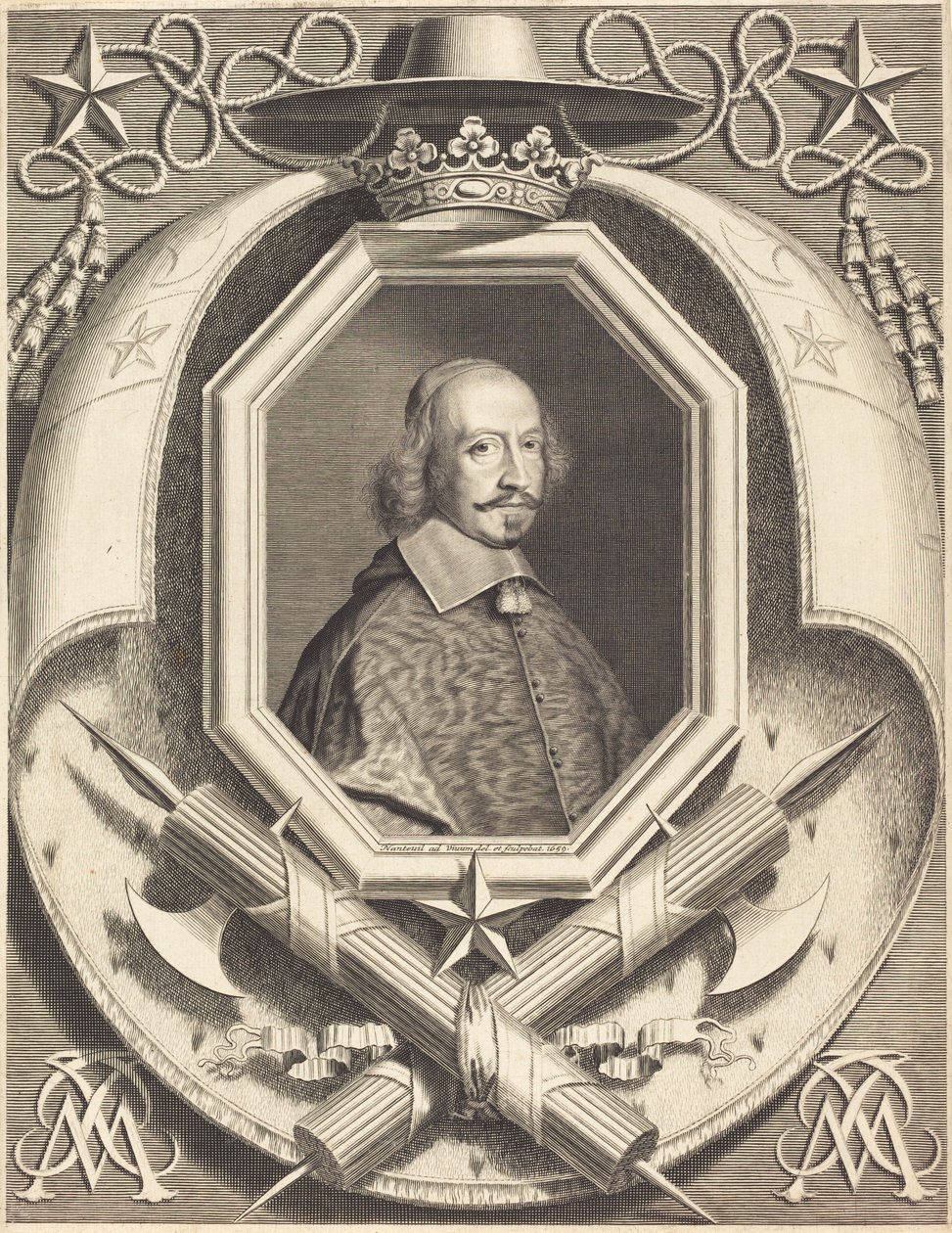 Cardinal Jules Mazarin by Robert Nanteuil