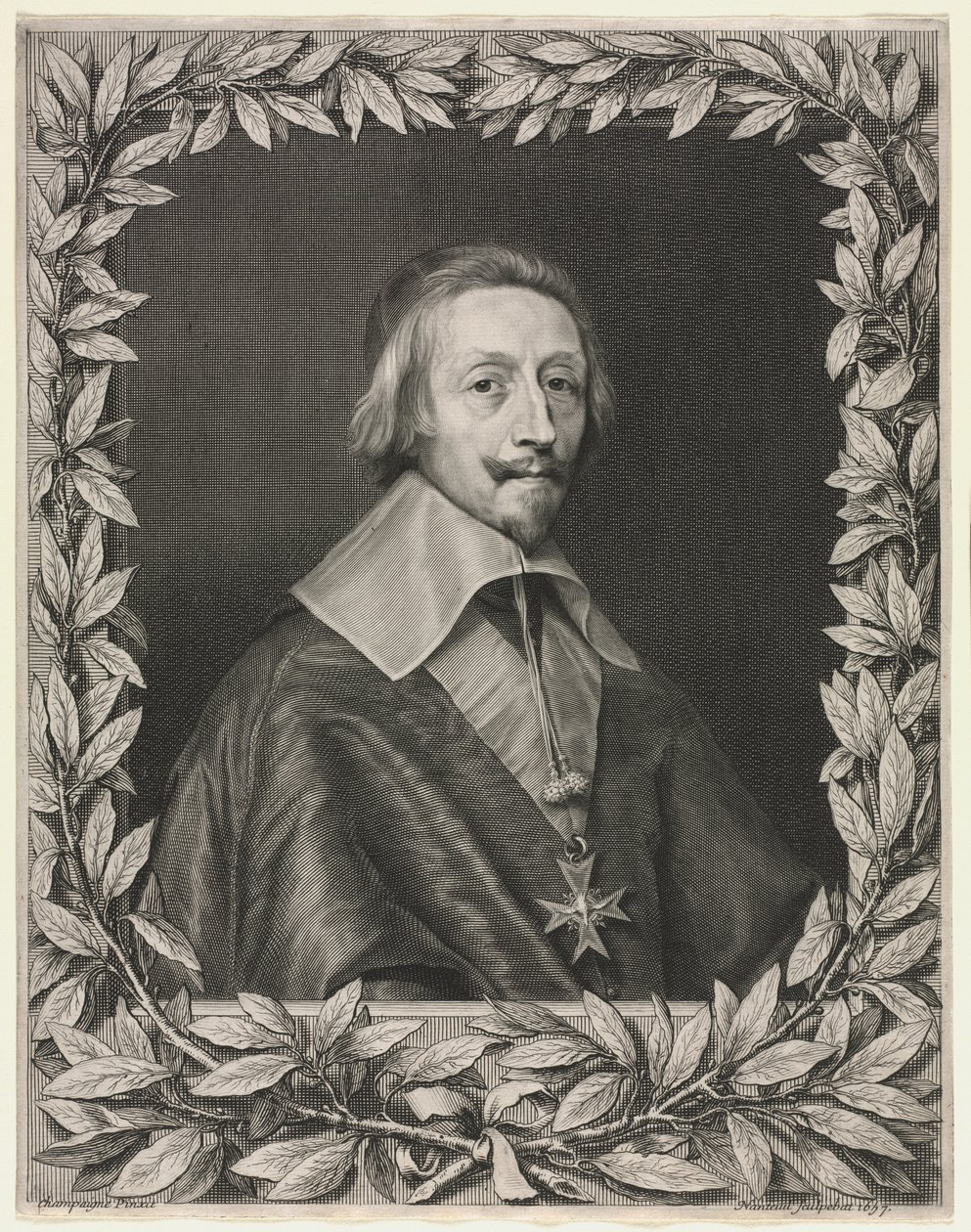 Cardinal Richelieu by Robert Nanteuil