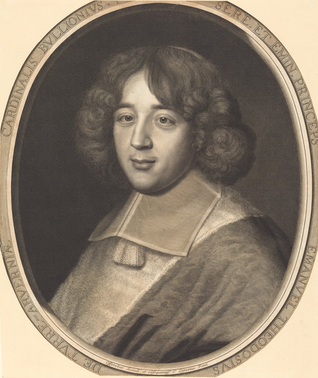 Cardinal de Bouillon by Robert Nanteuil