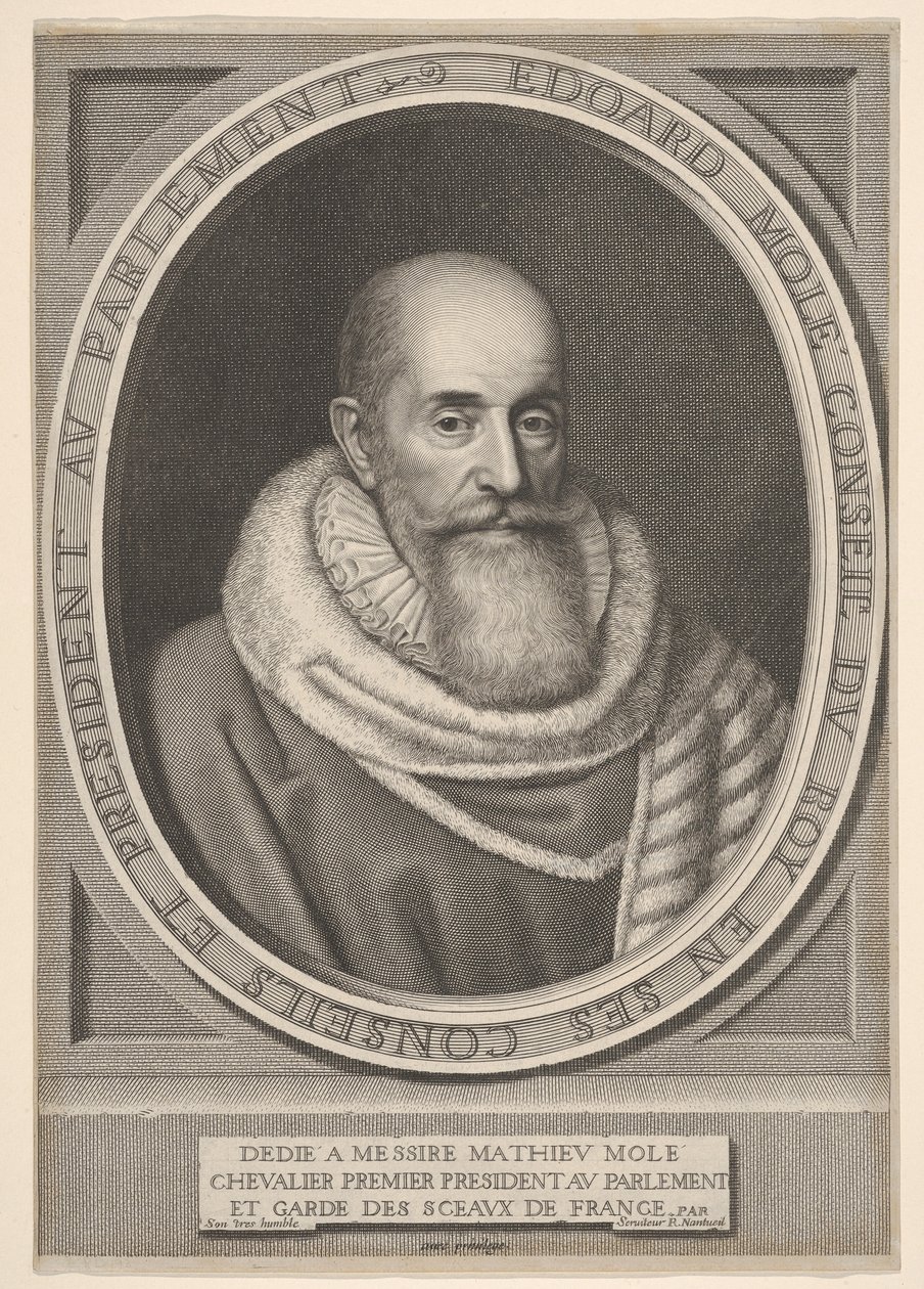 Edouard Molé by Robert Nanteuil