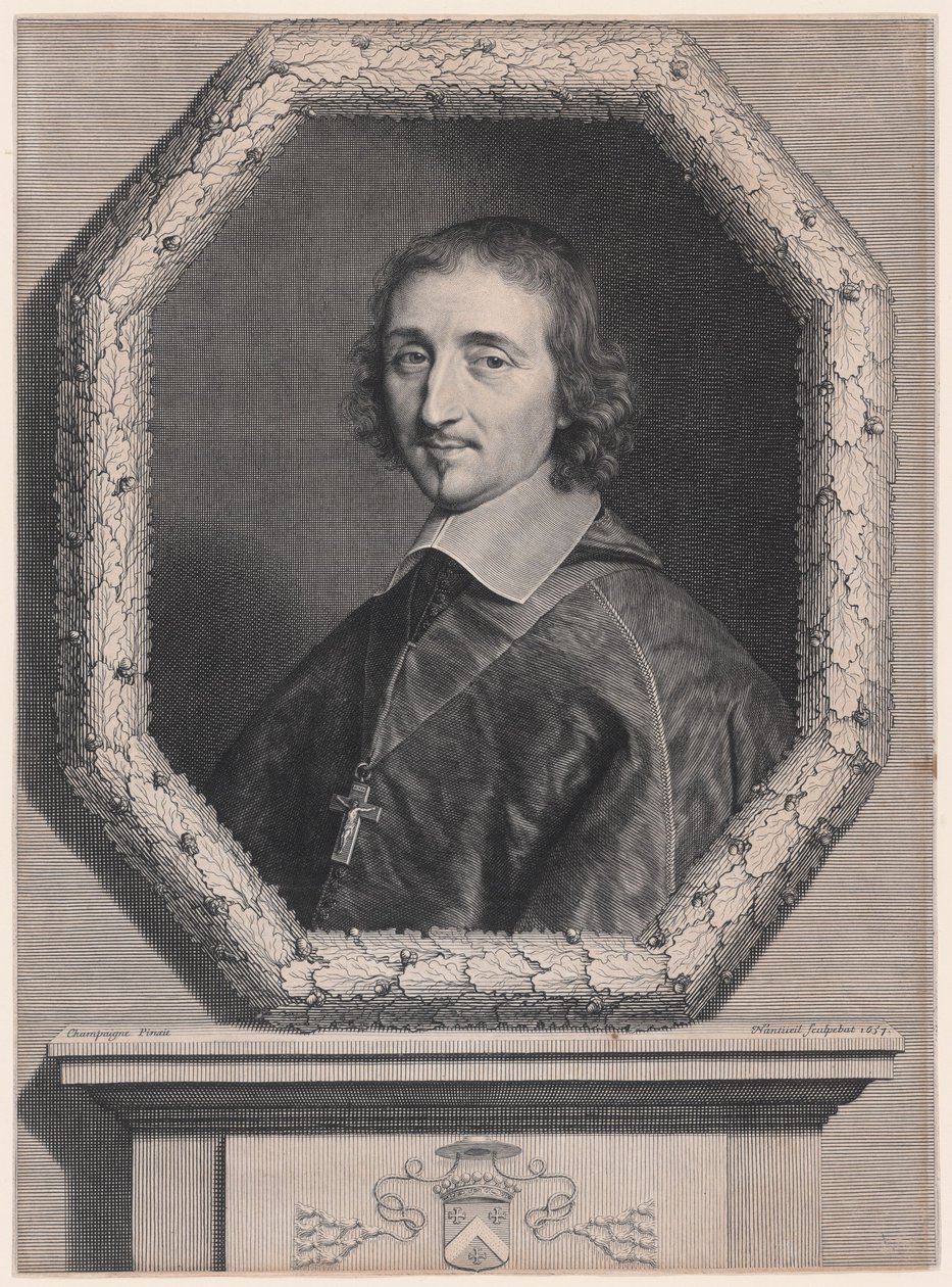 Ferdinand de Neufville, Bishop of Chartres (1608-1690) by Robert Nanteuil