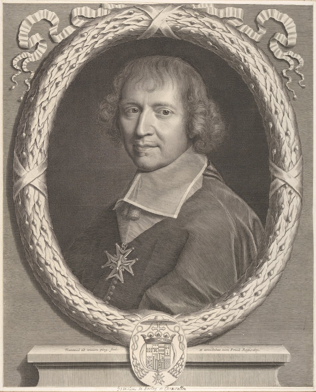 François de Harlay de Champvallon by Robert Nanteuil