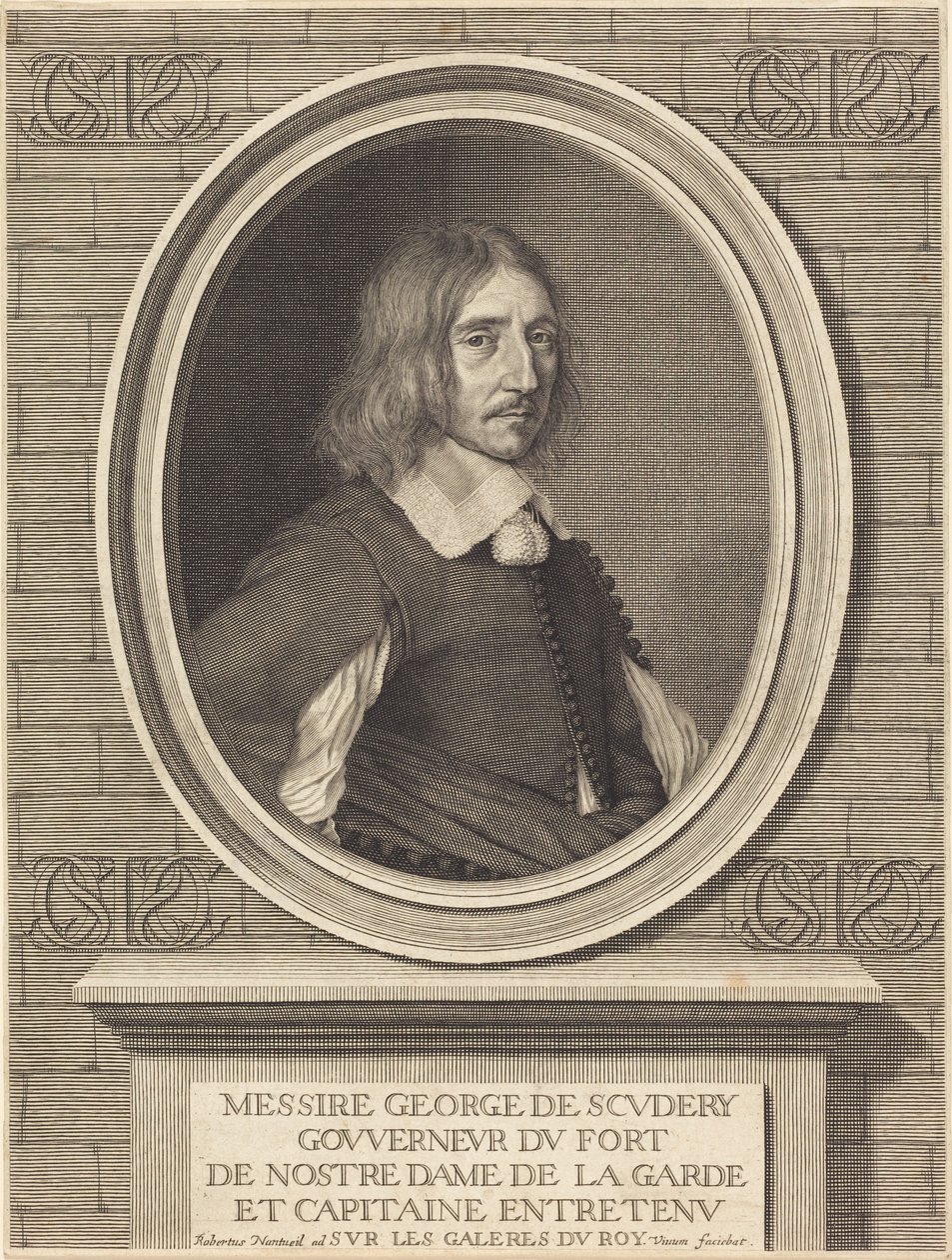 Georges de Scudery by Robert Nanteuil