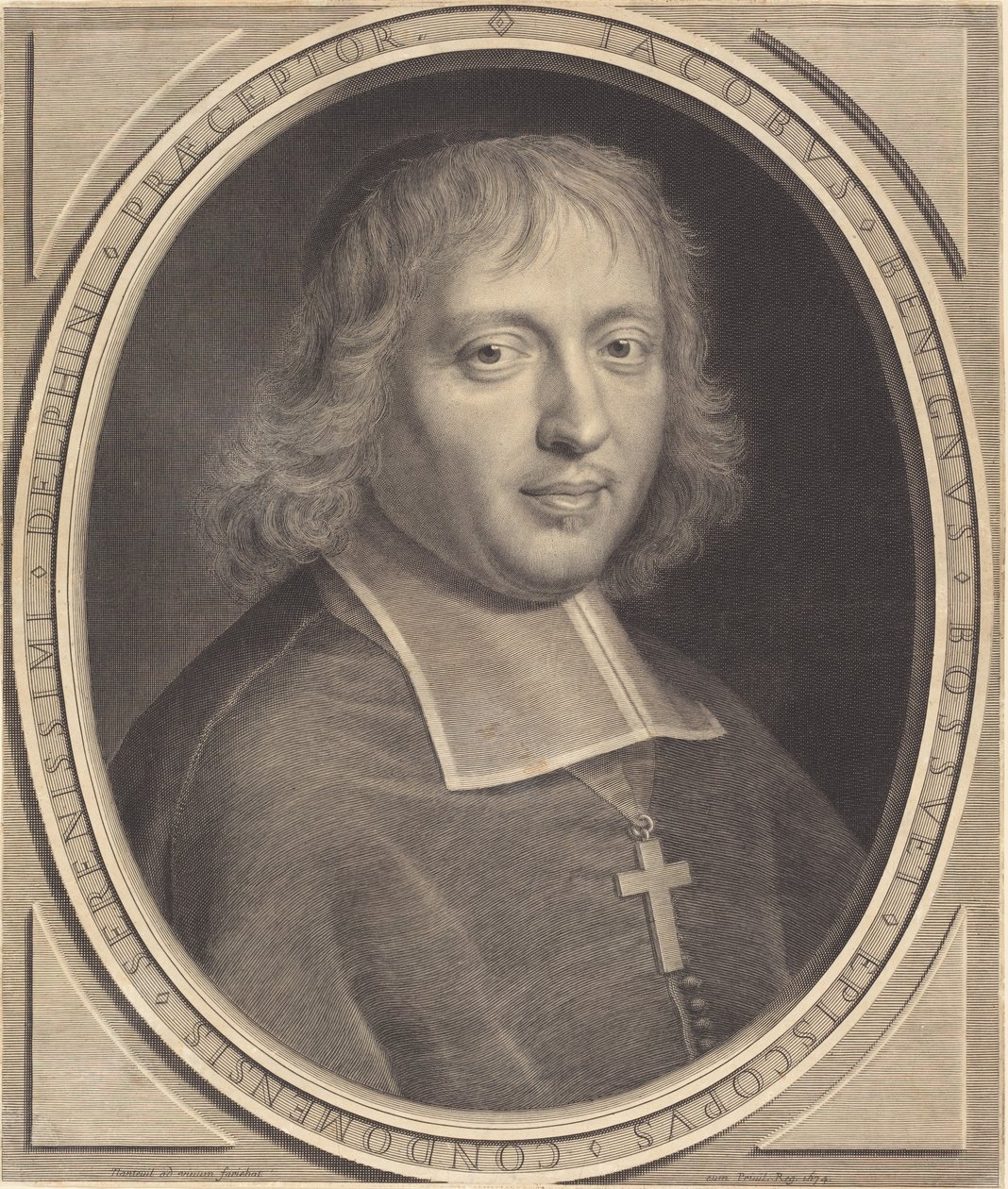 Jacques-Bénigne Bossuet by Robert Nanteuil