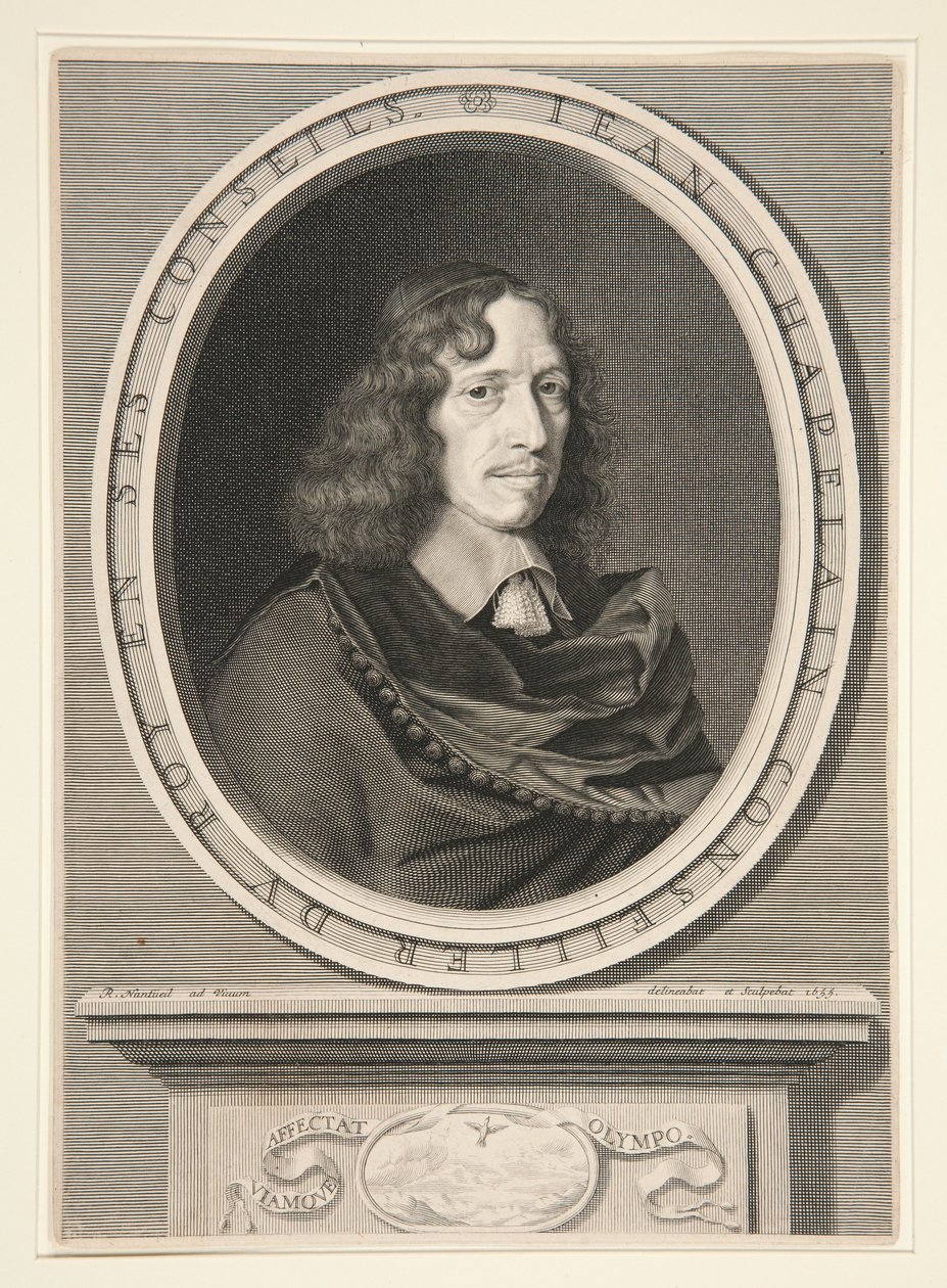 Jean Chapelain by Robert Nanteuil