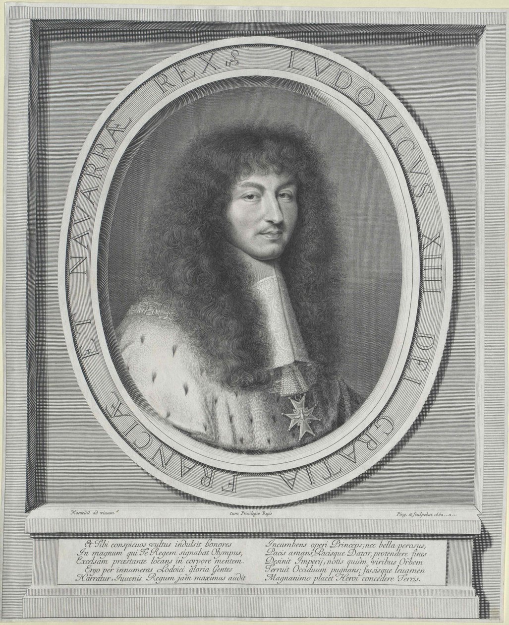 King Louis XIV of France by Robert Nanteuil