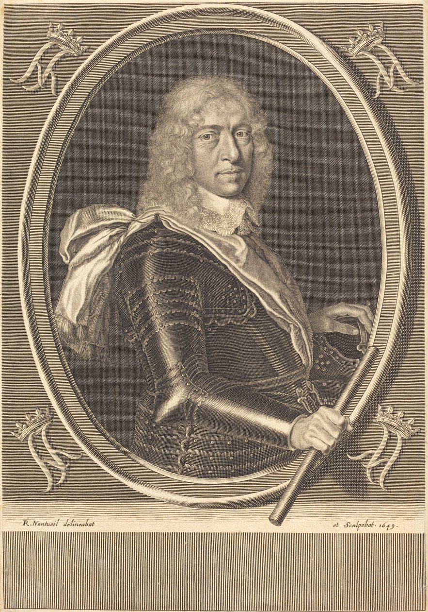 Louis de Bourbon-Vendome, Duke of Mercoeur by Robert Nanteuil