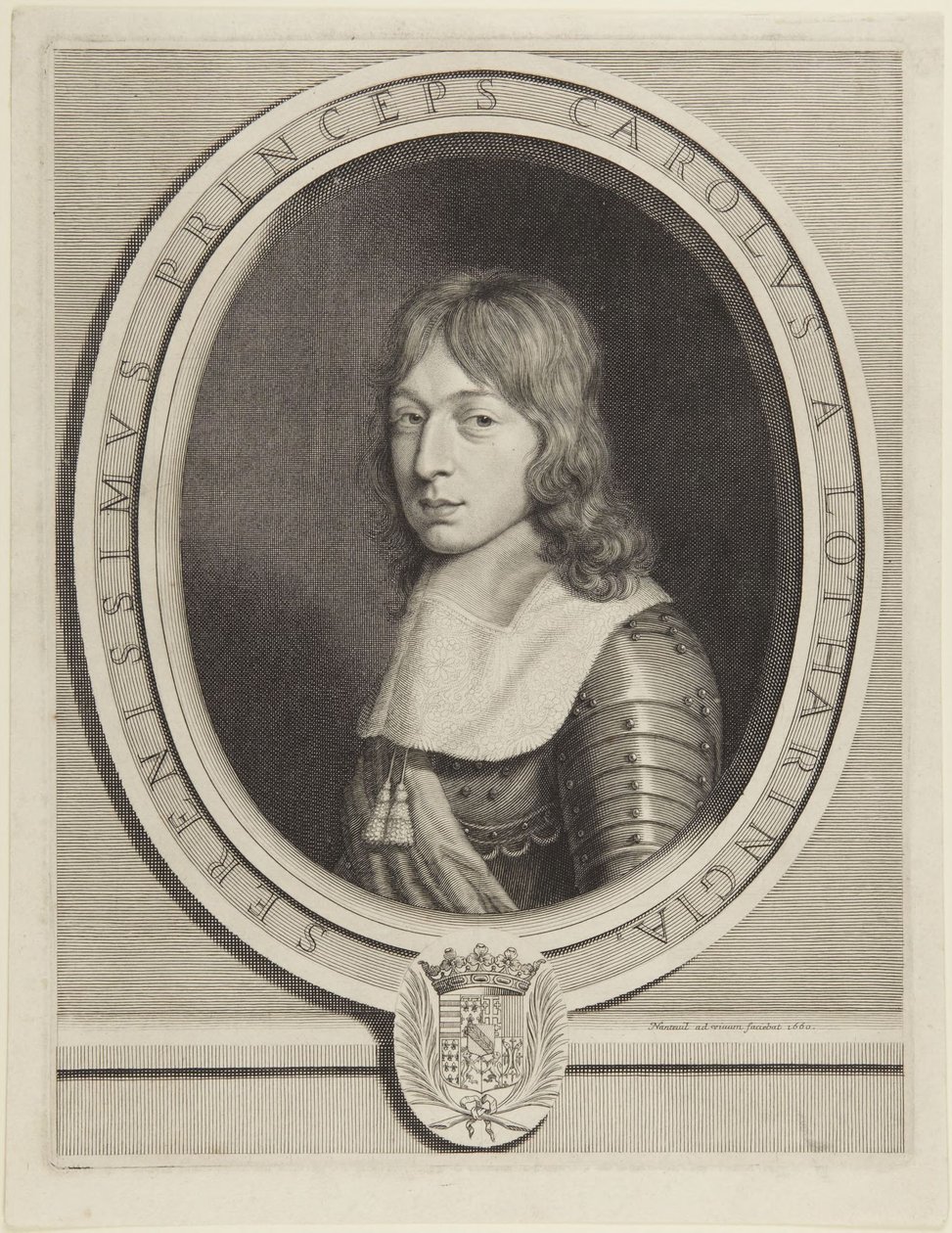 Prince Charles of Lorraine - 1660 by Robert Nanteuil