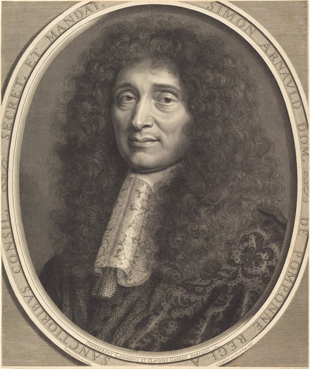 Simon Arnauld, Marquis de Pomponne by Robert Nanteuil