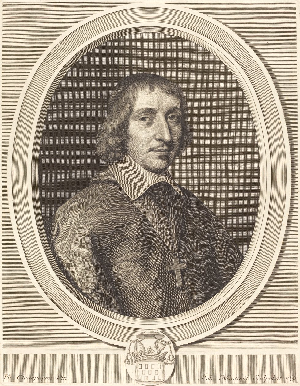 Philibert-Emmanuel de Beaumanoir Lavardin by Robert Nanteuil after Philippe de Champaigne