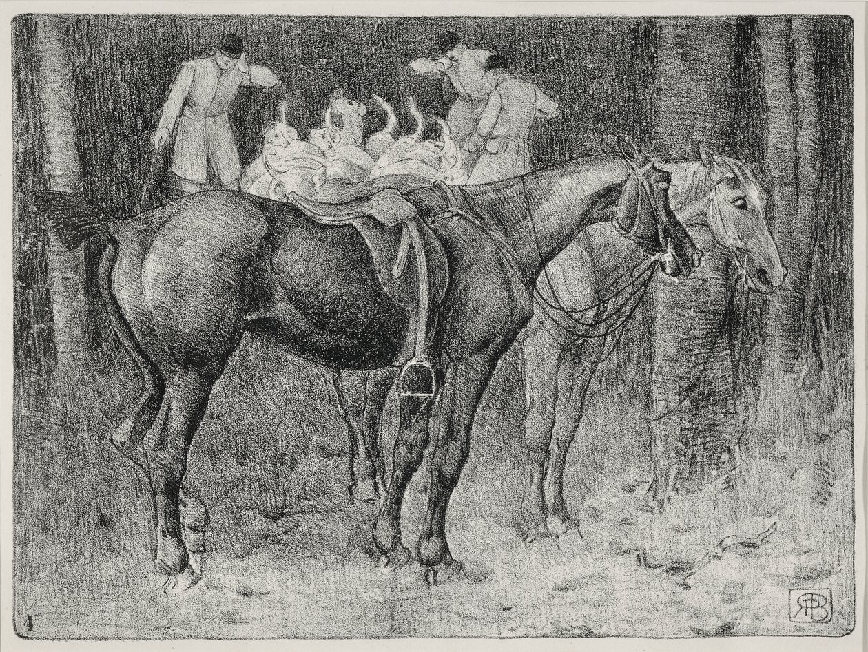 Hunting Scene by Robert Polhill Bevan