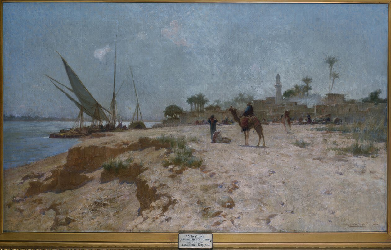Village on the Nile by Robert Talbot Kelly