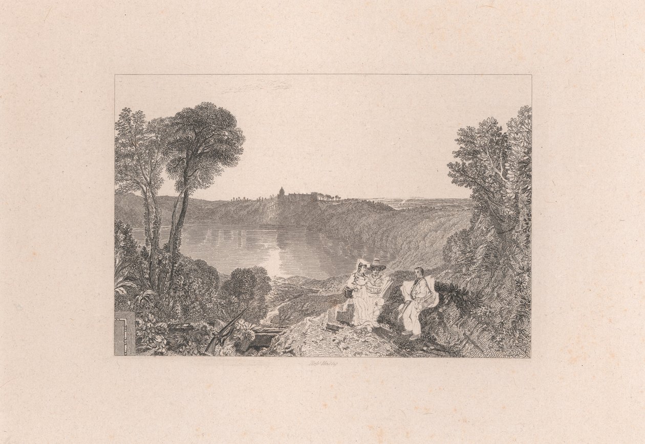 Lake Albano by Robert Wallis