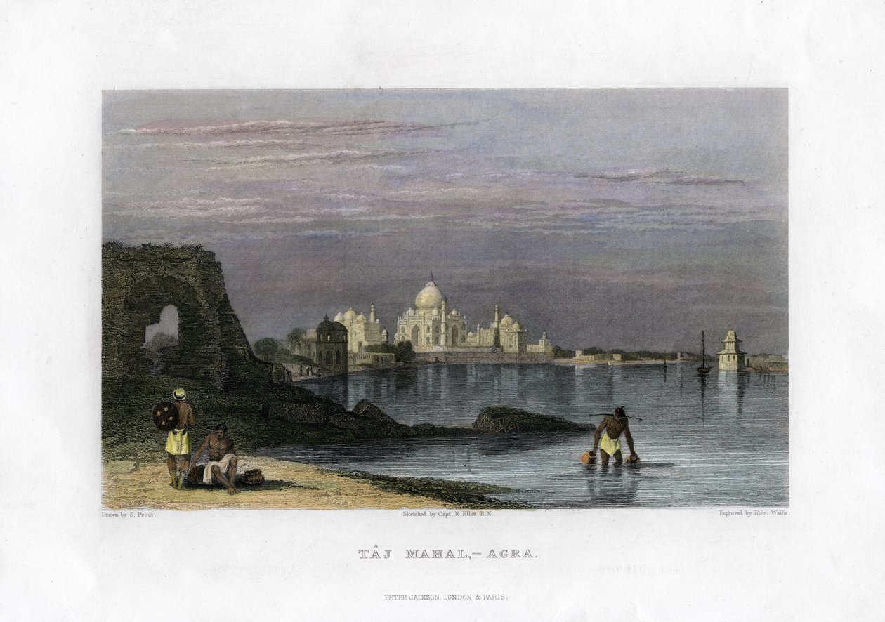 Taj Mahal, Agra, India, 19th Century by Robert Wallis