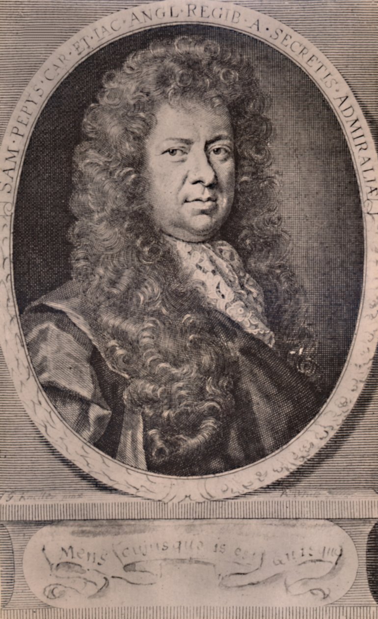 Samuel Pepys, English Diarist and Naval Administrator by Robert White