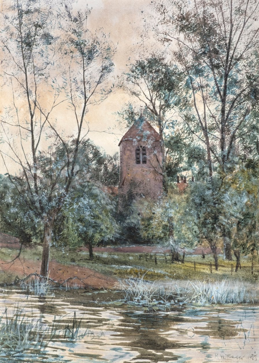 The Church by the Pond by Robert Winchester Fraser