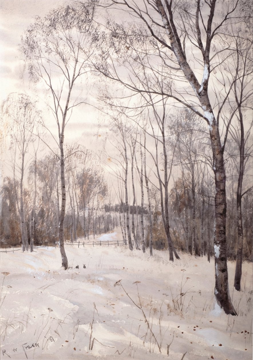 The Winter Woodland by Robert Winchester Fraser