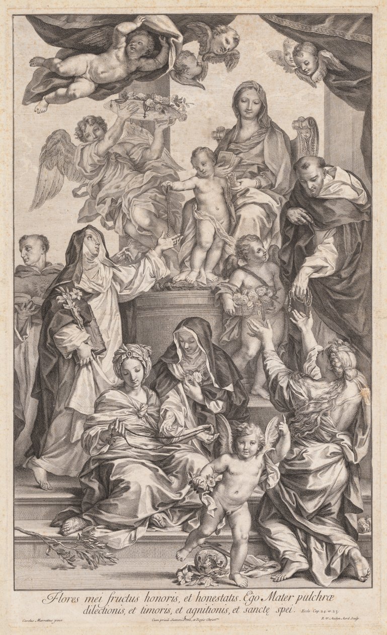 Virgin and Child with Saints by Robert van Audenaerd