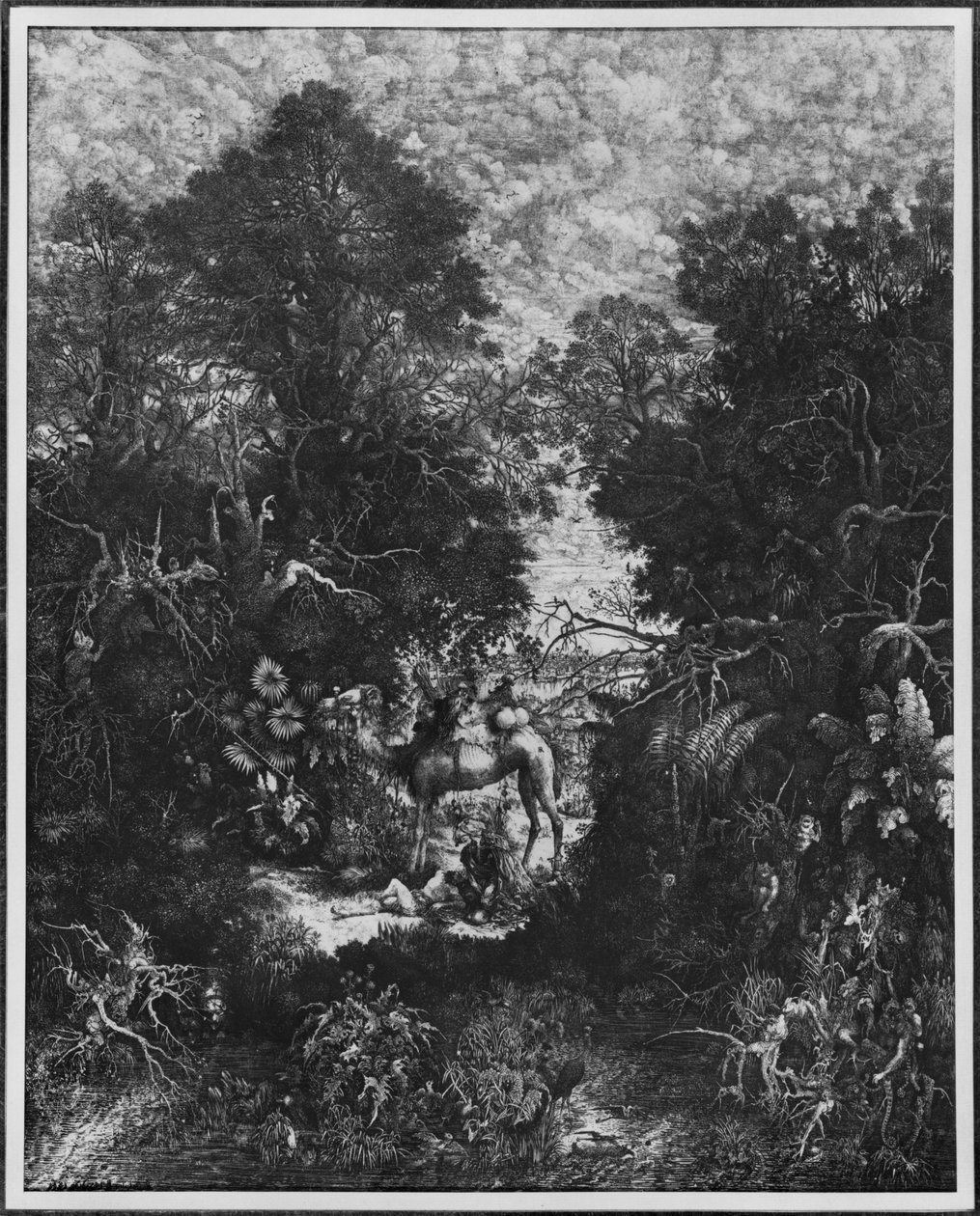 The Good Samaritan, 1861 by Rodolphe Bresdin