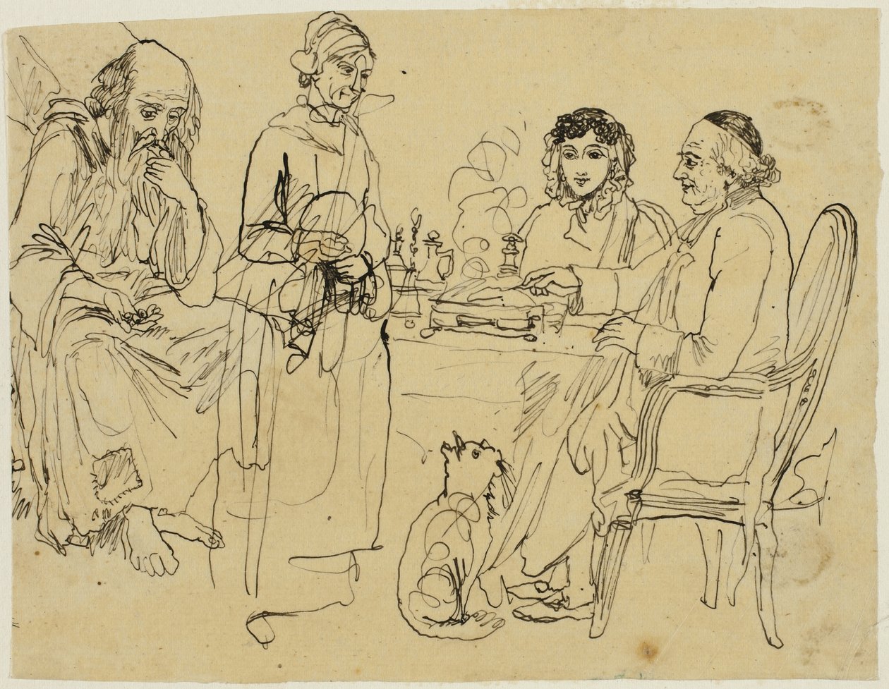Alms to the Poor by Rodolphe Bresdin