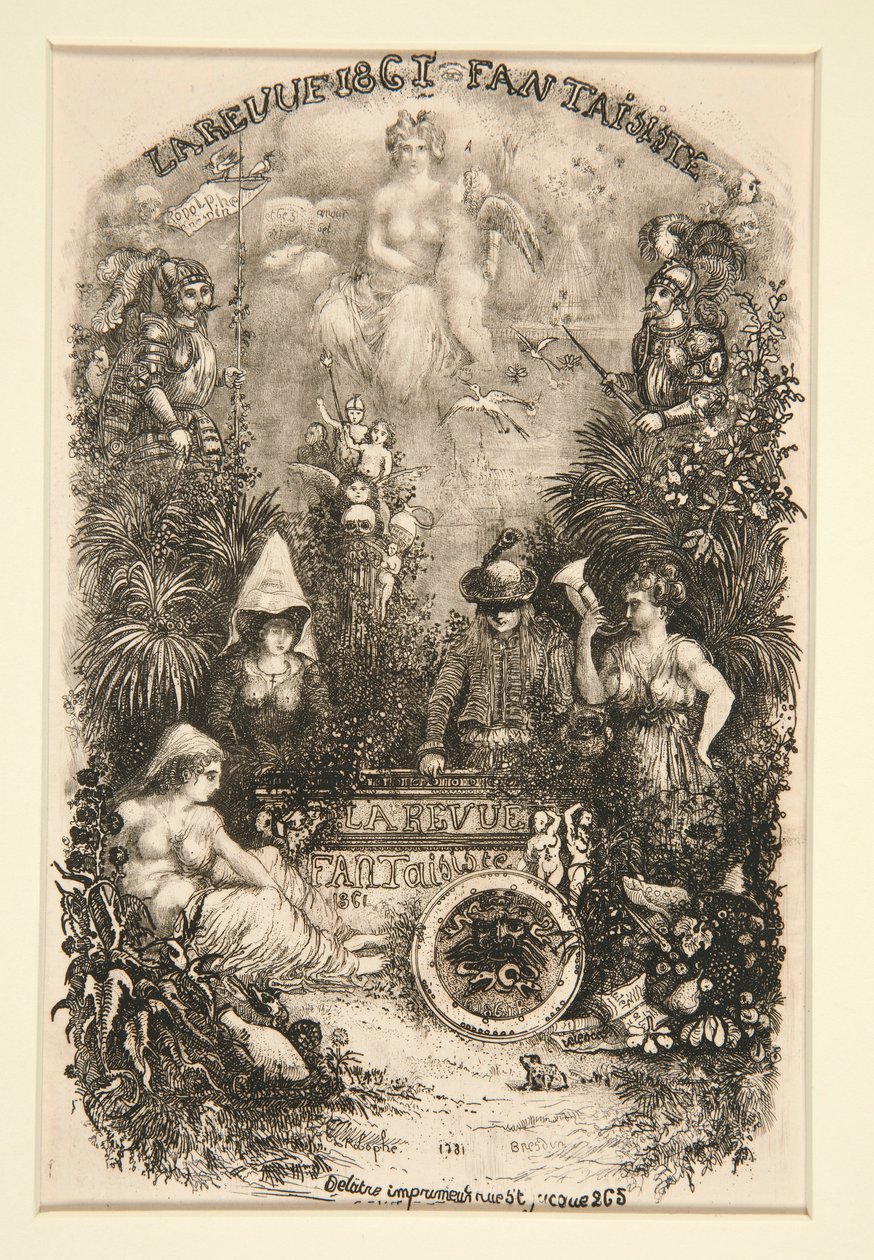 Frontispiece by Rodolphe Bresdin