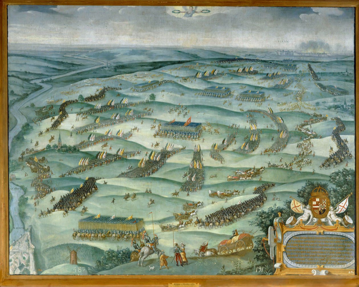 The Advance of the Spanish Troops by Rodrigo de Holanda