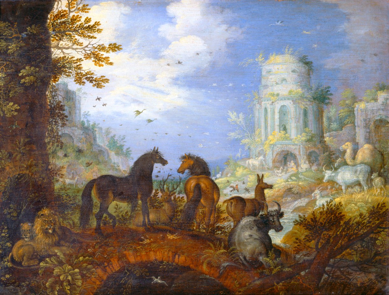 Orpheus charming the animals by Roelandt Jacobsz. Savery