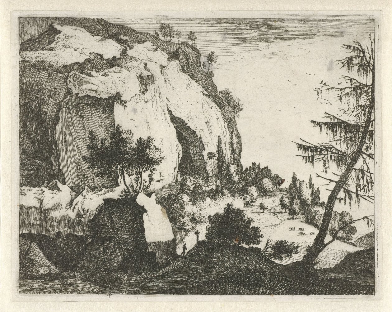 Mountain Landscape by Roelant Roghman