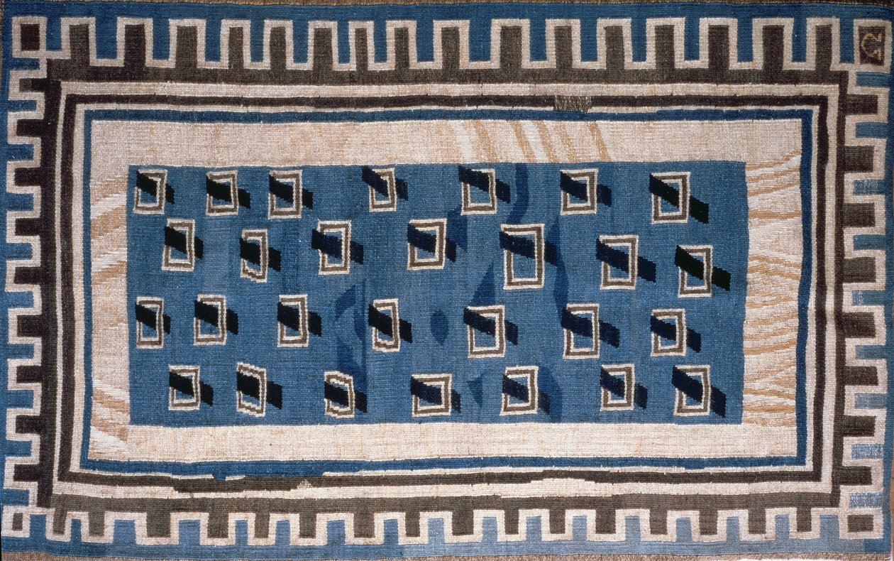 Reproduction of a Carpet Design for the Omega Workshop by Roger Eliot Fry