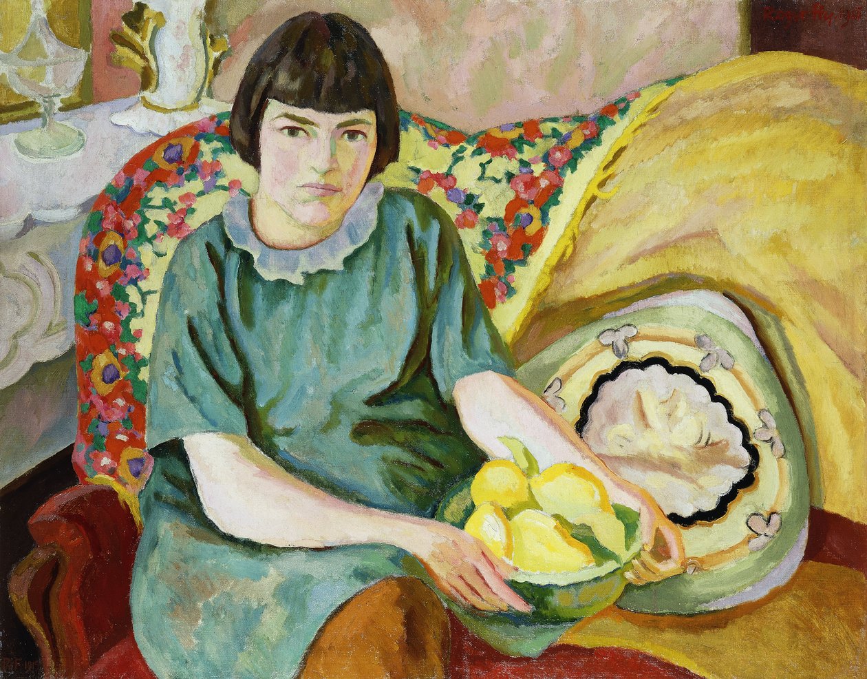 Portrait of Zoum Van den Eeckhoudt by Roger Eliot Fry