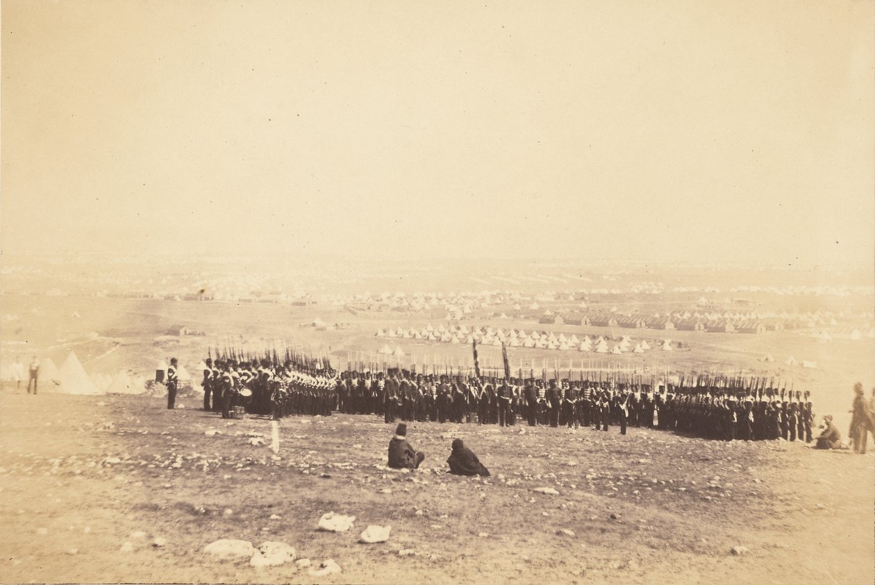 Colonel Shadforth & the 57th Regiment by Roger Fenton