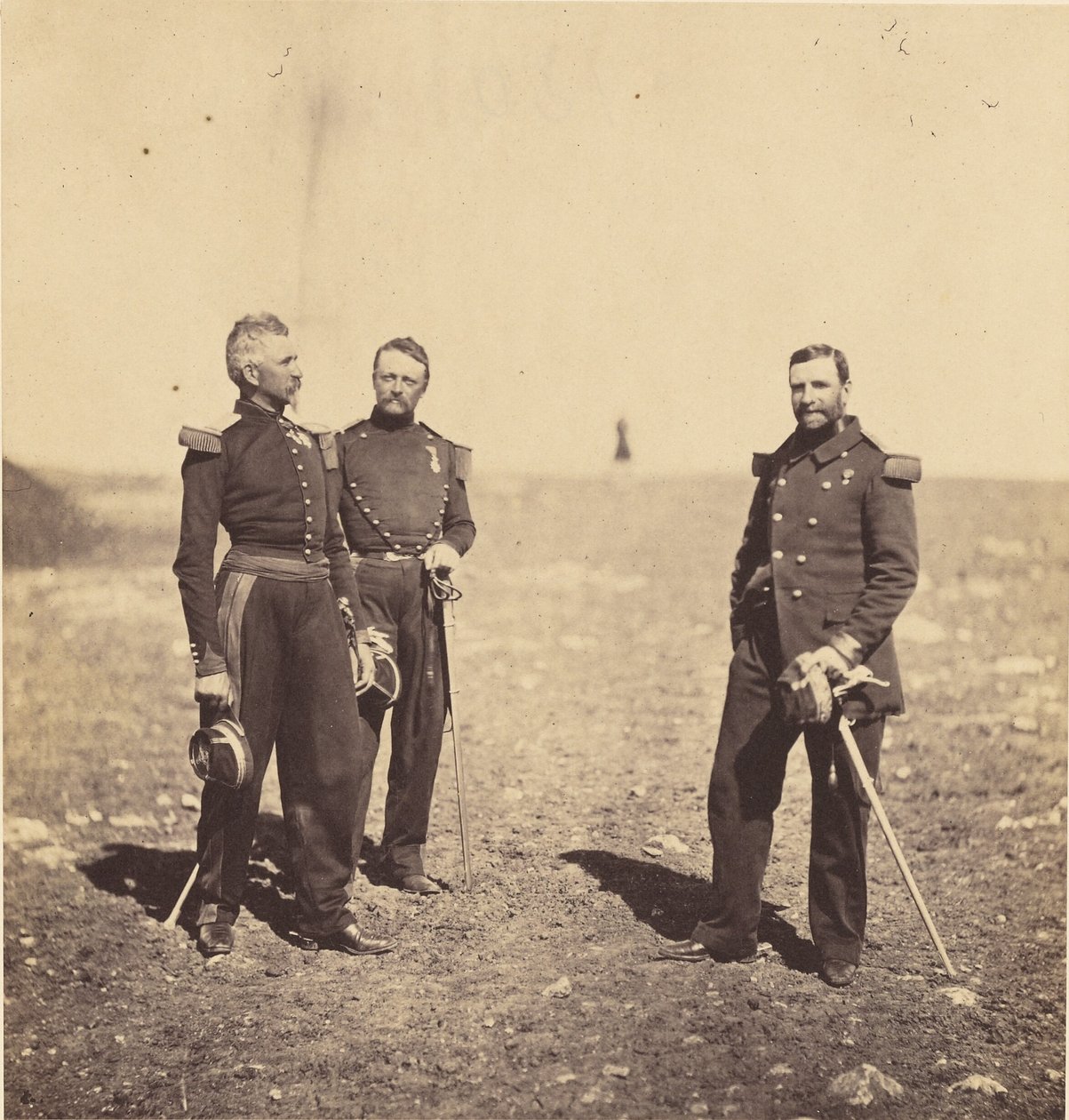 Generals Labousiniere & Beuret by Roger Fenton