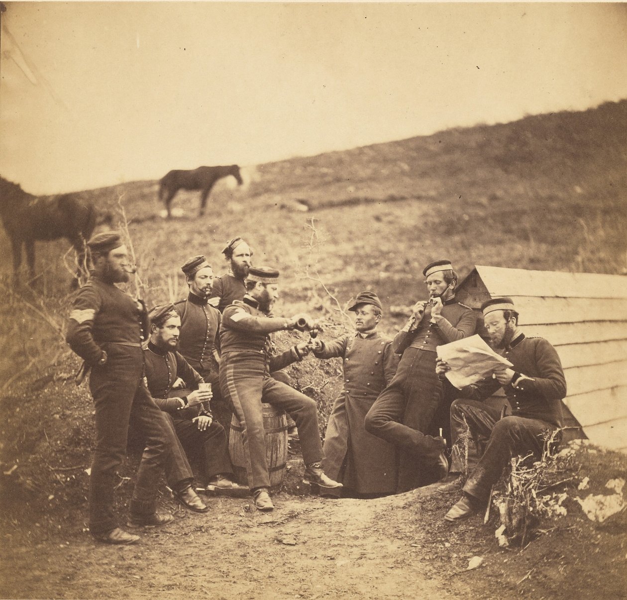 The Entente Cordiale. by Roger Fenton