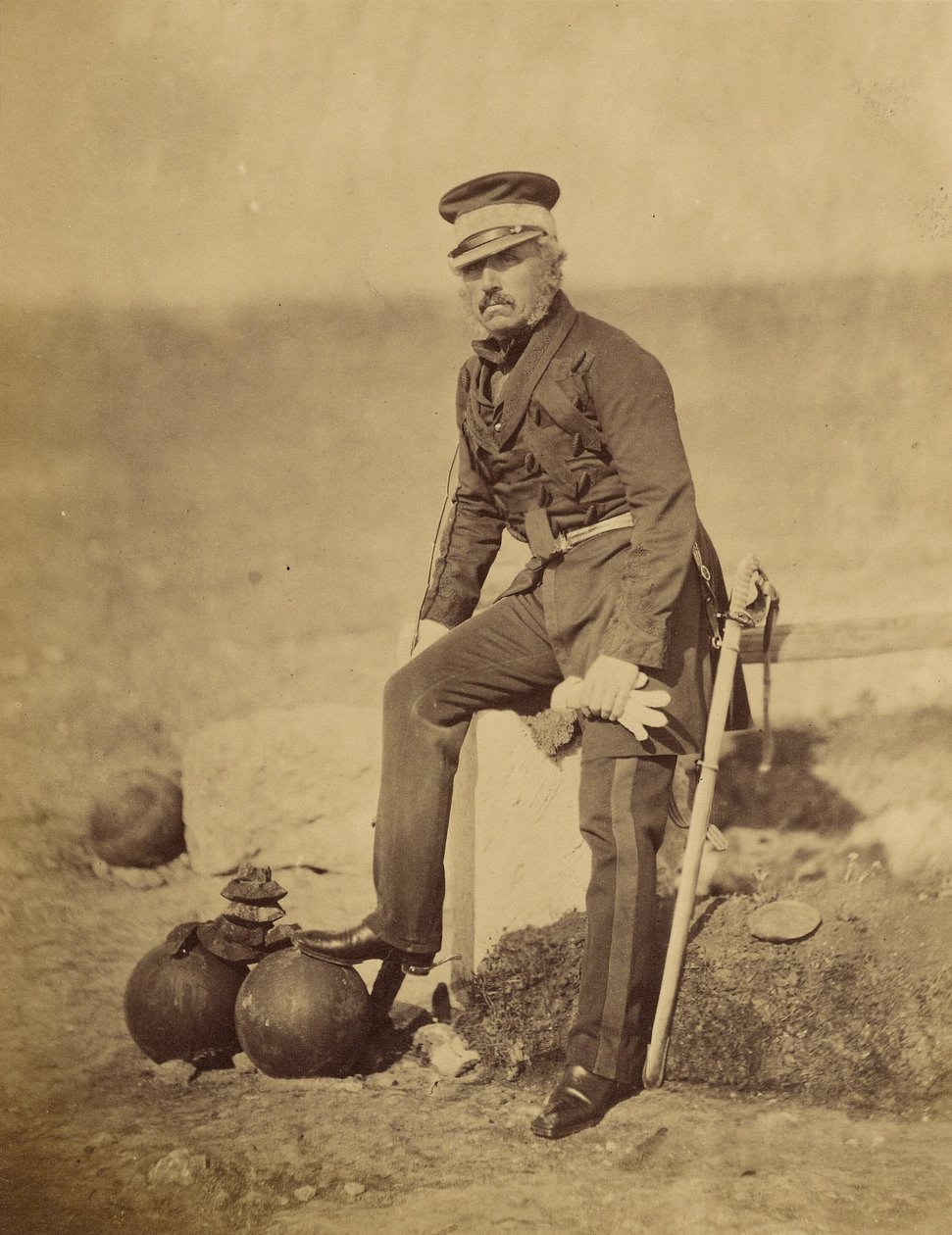 Lieutenant General Barnard, C.B. by Roger Fenton