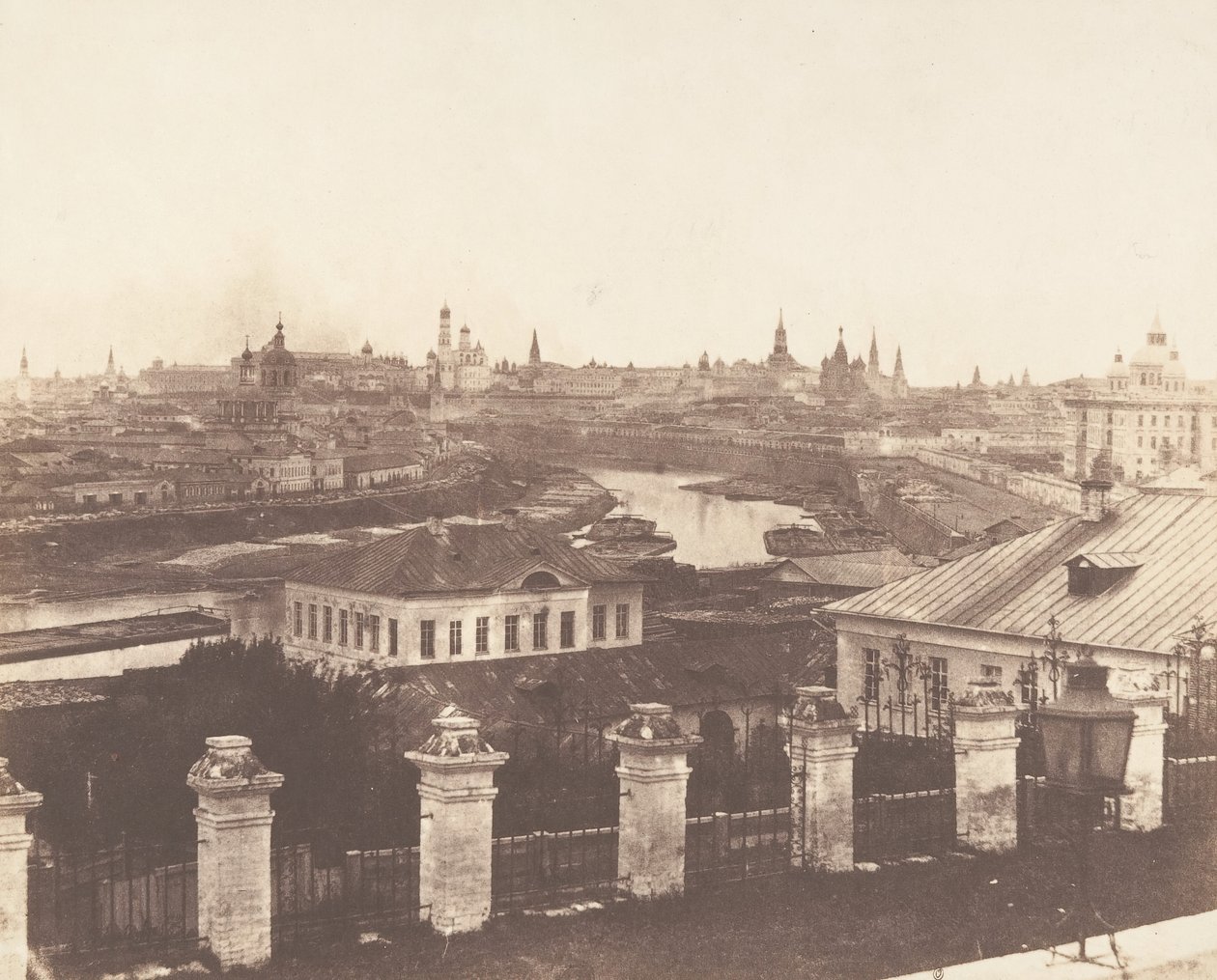 Moscow, the Kremlin in the Distance, 1852 by Roger Fenton
