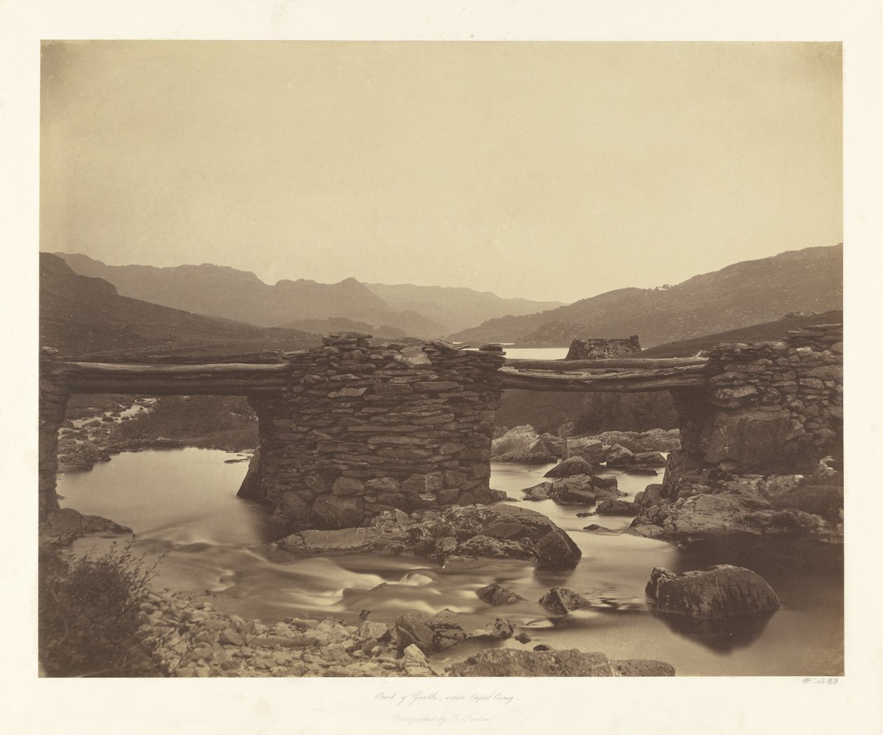 Pont-y-Garth, near Capel Curig by Roger Fenton