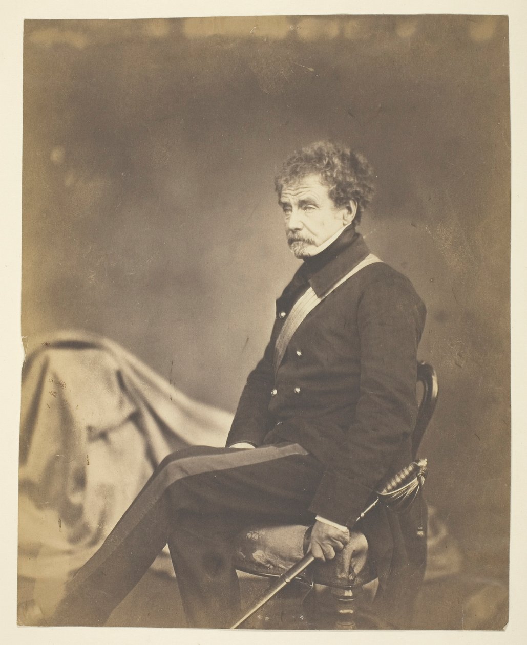 Sir Colin Campbell Lord Clyde (1792-1863), Field Marshal; At the Crimea by Roger Fenton