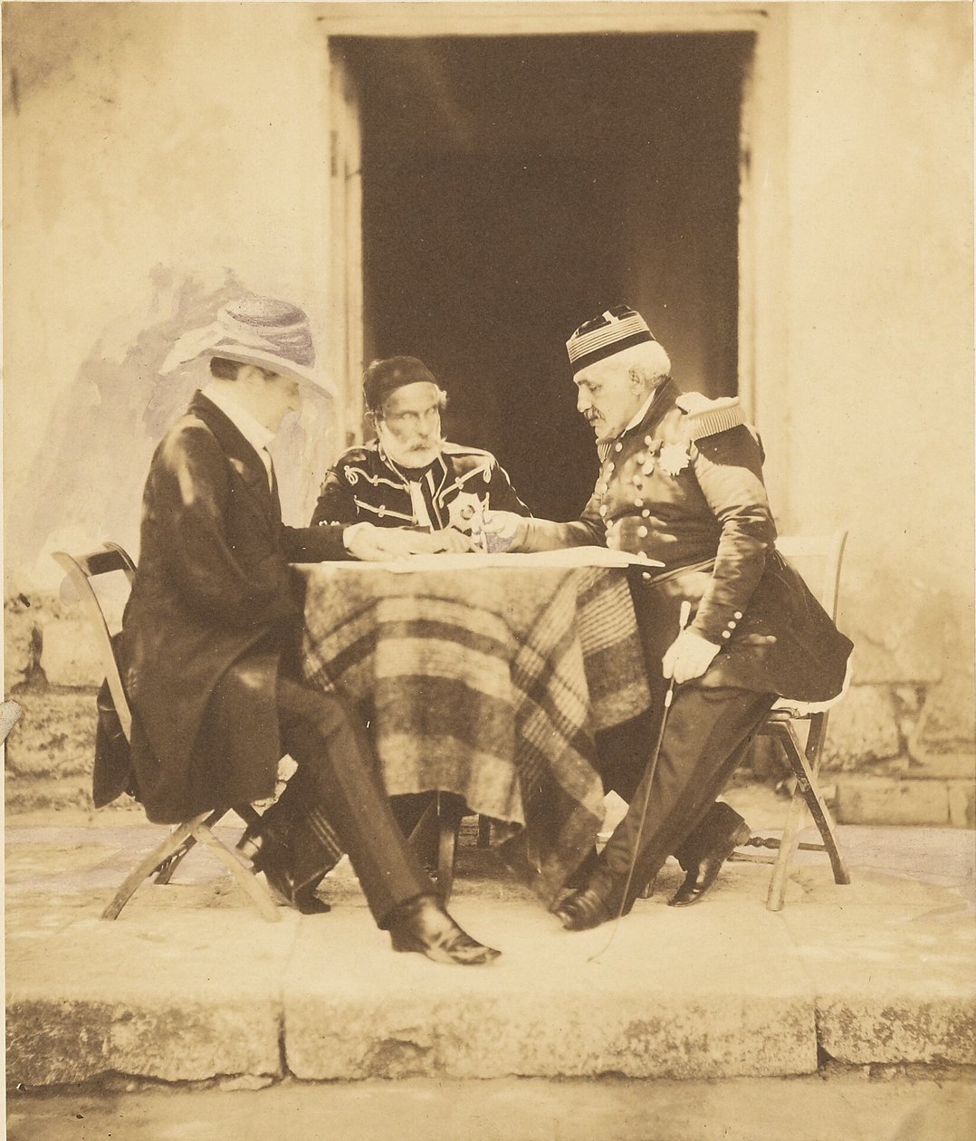 The Council of War held on the morning of the taking of the Mamelon by Roger Fenton