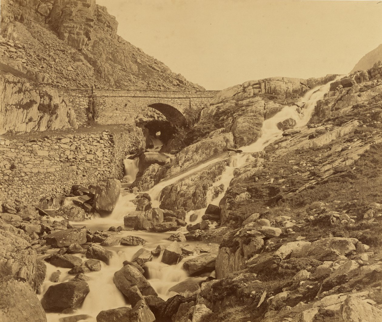 The Ogwen Falls by Roger Fenton