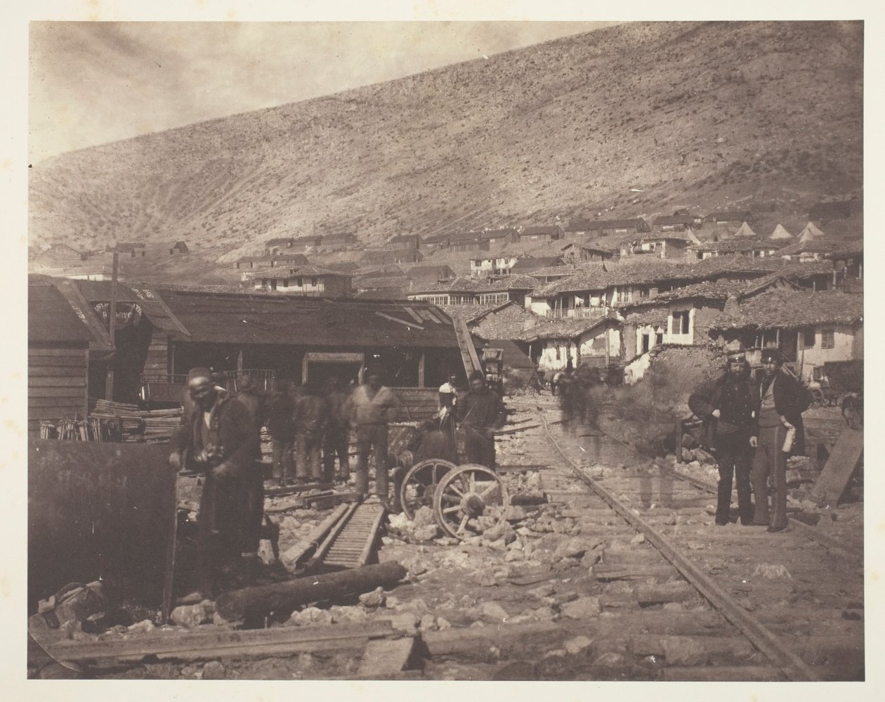 The Railway Yard, Balaklava by Roger Fenton