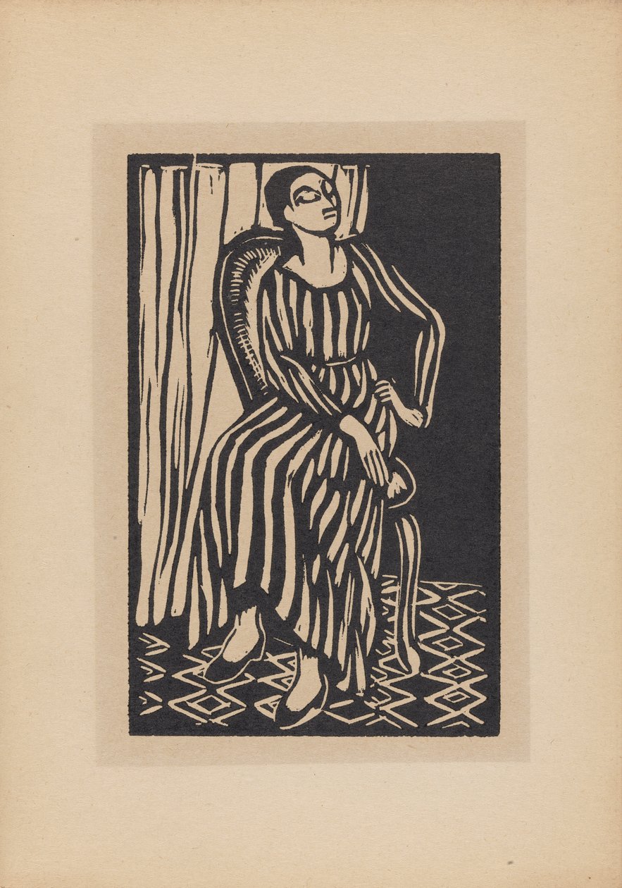 The Striped Dress by Roger Fry