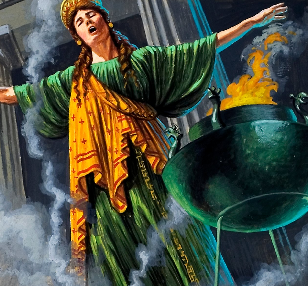 Priestess Entering Trance by Roger Payne