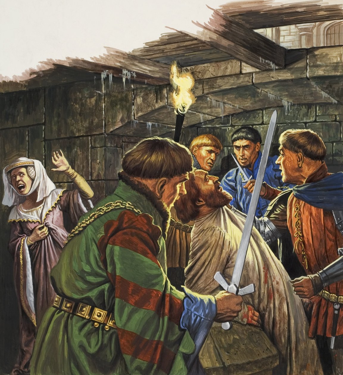 The Hunt for James I of Scotland (1394-1437) by Roger Payne
