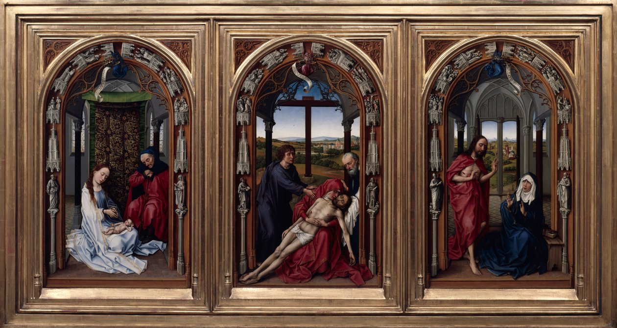 The Altar of Our Lady (Miraflores Altar) by Rogier van der Weyden