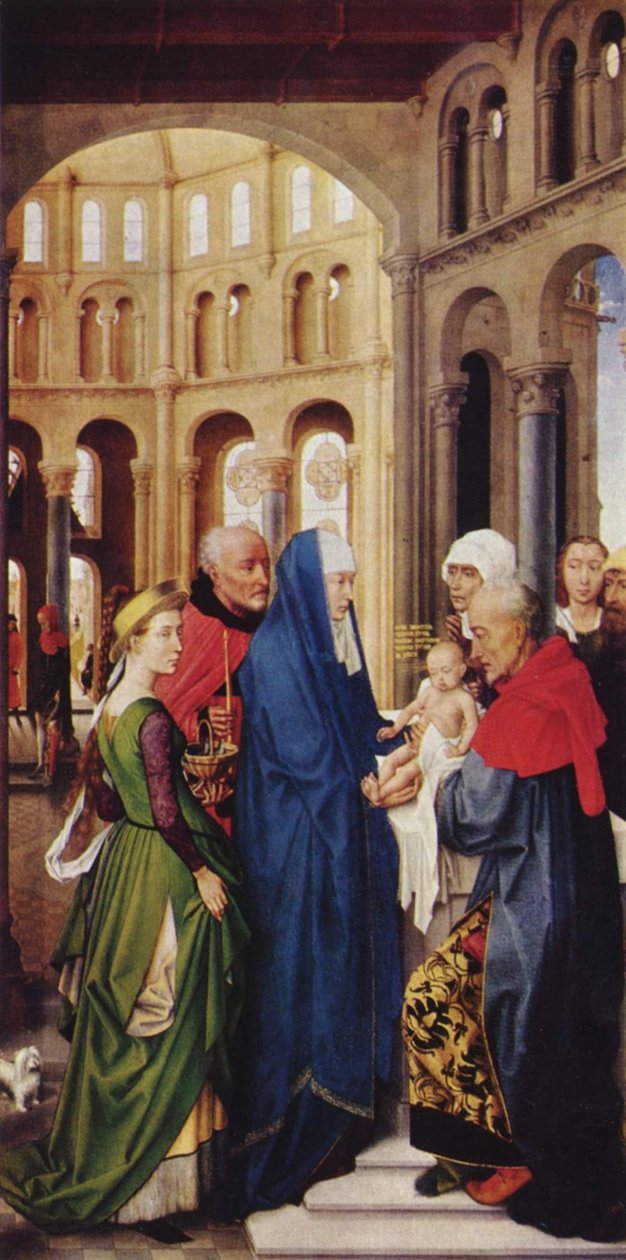 Columba Altar: Presentation in the Temple by Rogier van der Weyden