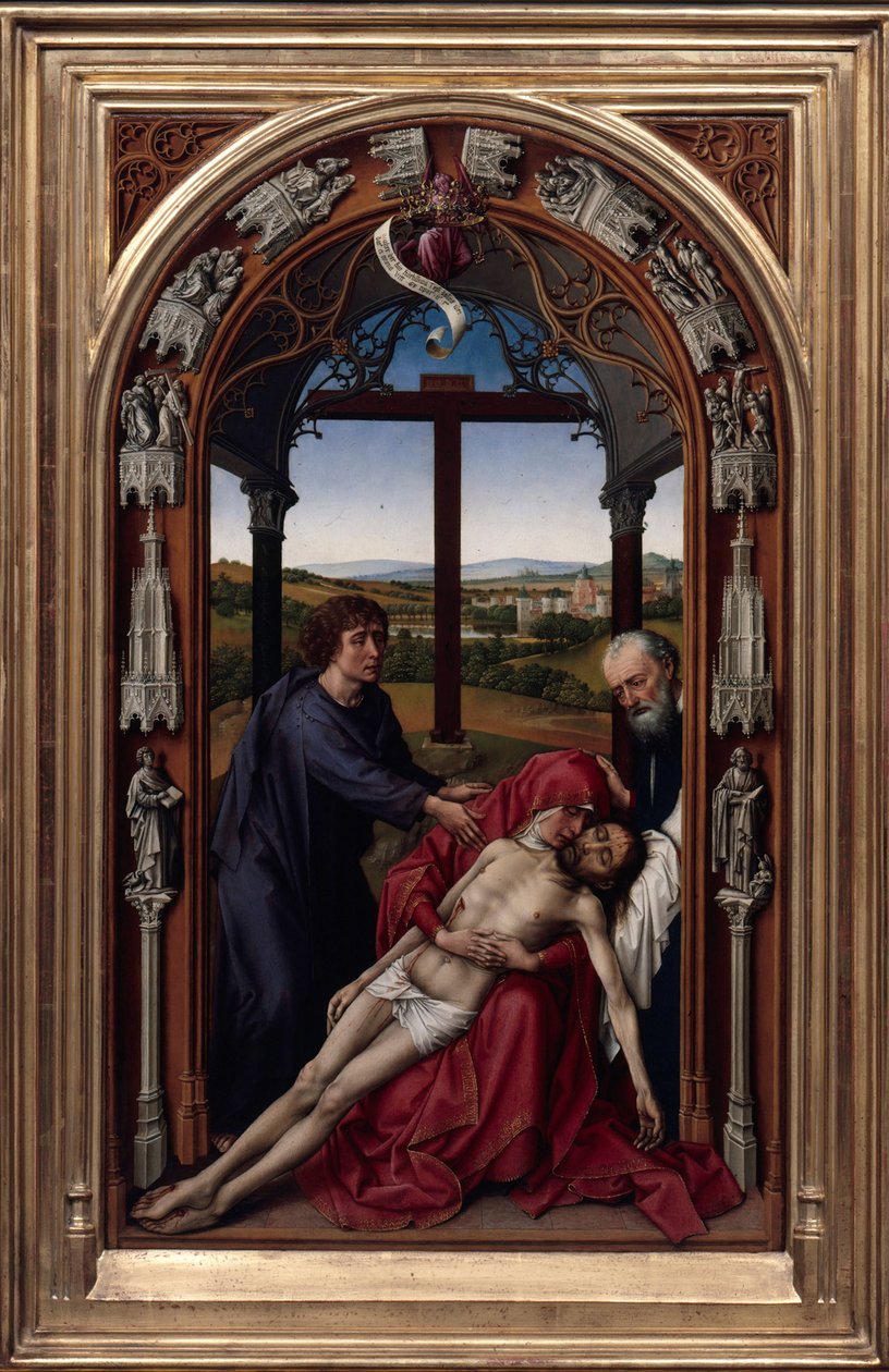 The Altar of Our Lady Miraflores Altar by Rogier van der Weyden