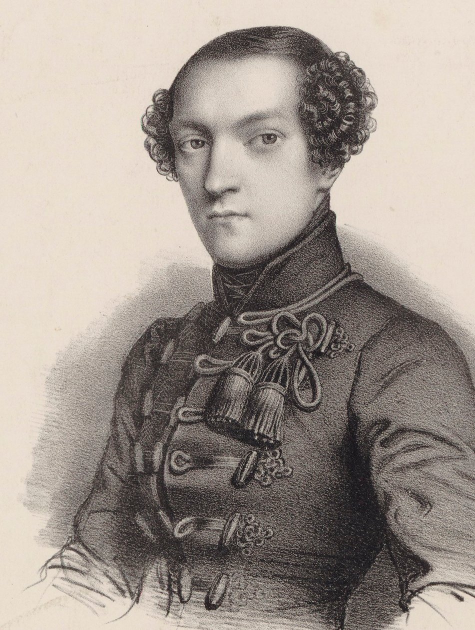 Portrait of the Pianist and Composer Antoine de Kontski 1817-1899 by Romain Cazes